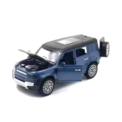 Land Rover Defender Diecast Premium Quality Model Car (Blue)