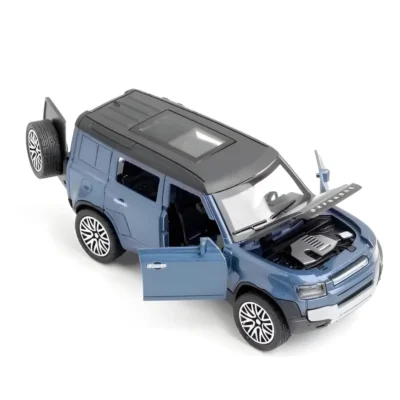 Land Rover Defender Diecast Premium Quality Model Car (Blue)