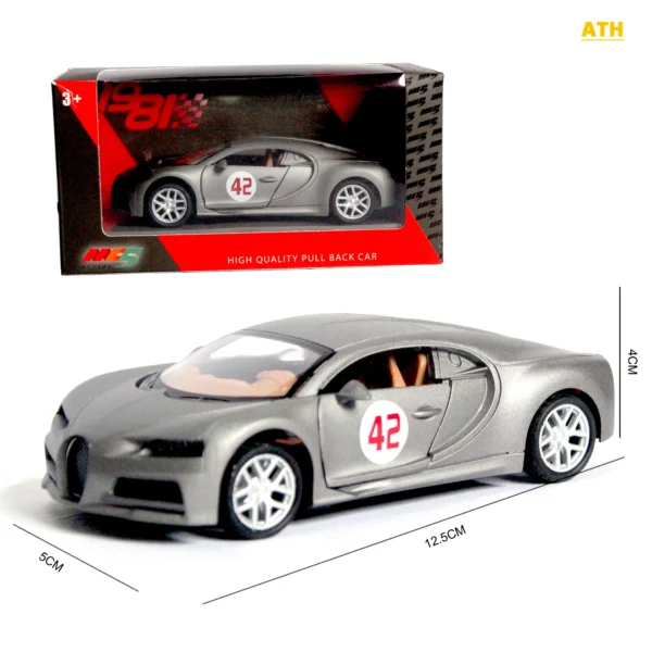 Bugatti Chiron Metal Body Diecast Sport Car