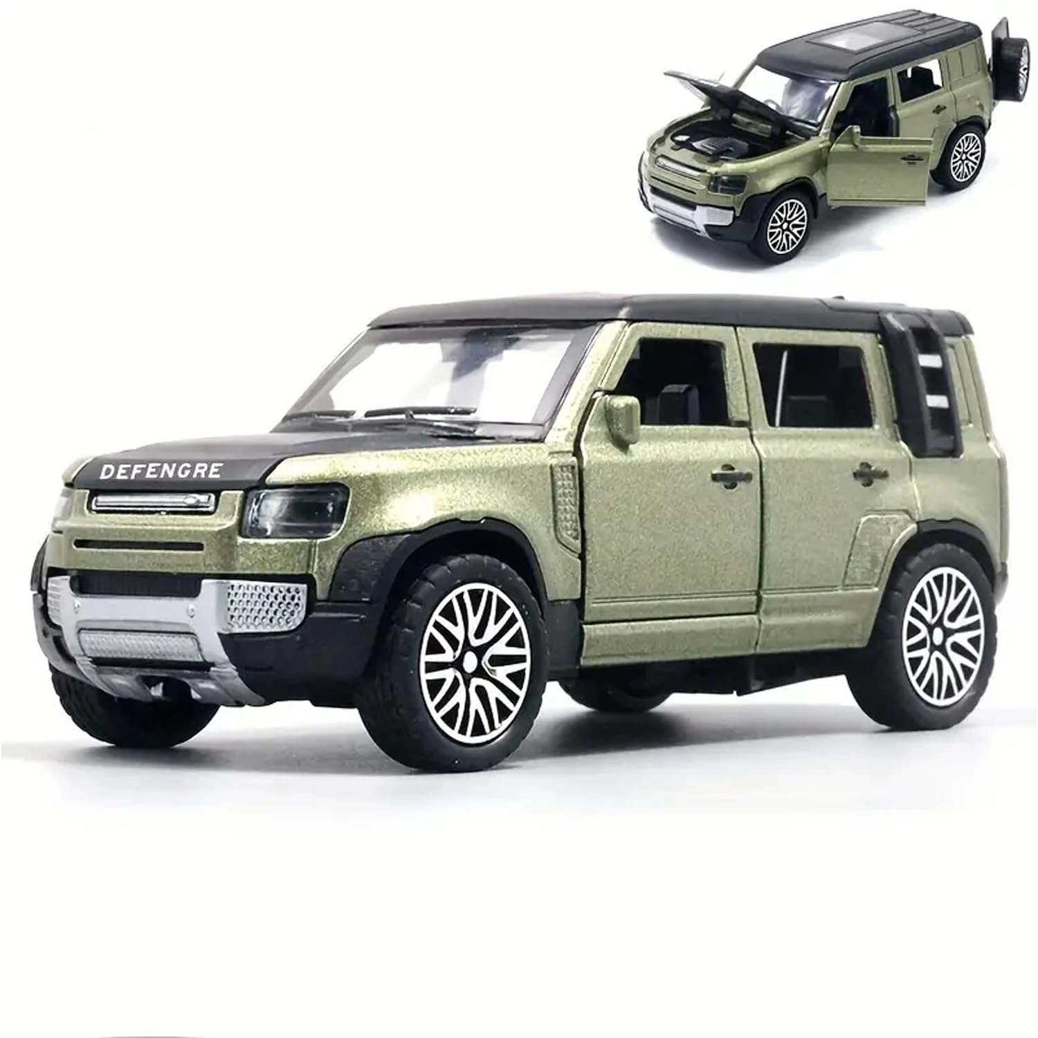 Land Rover Defender Diecast Premium Quality Model Car (Blue) - www.bellaqueen.in