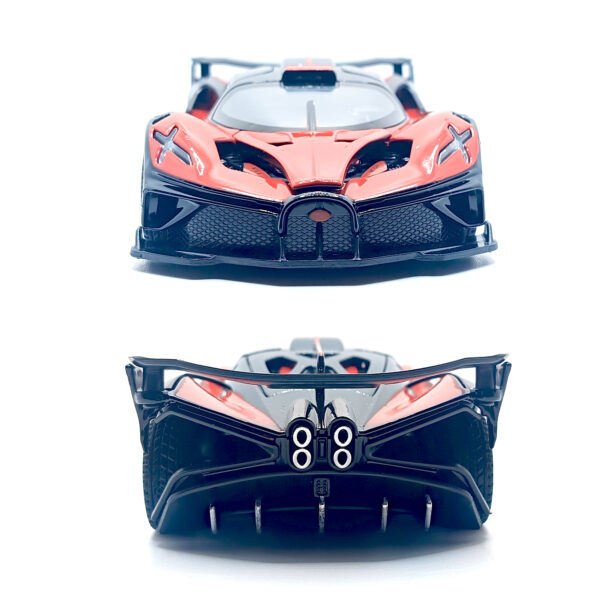 1:32 Bugatti Bolide Die-Cast Model – Red & Black Supercar Toy - www.bellaqueen.in