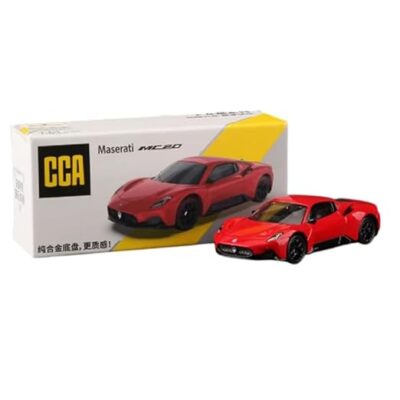CCA Maserati MC20 Diecast Car Model – Premium Metal Supercar Miniature (Red) www.bellaqueen.in