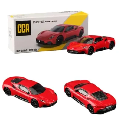 CCA Maserati MC20 Diecast Car Model – Premium Metal Supercar Miniature (Red) www.bellaqueen.in