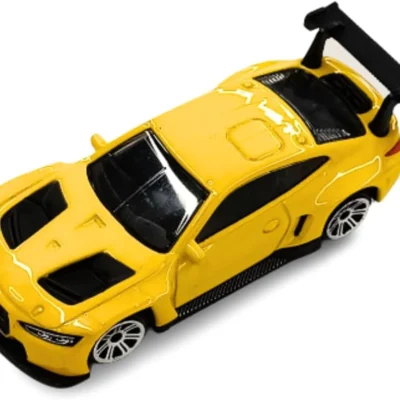 CCA BMW M4 GT3 Diecast Car Model – Premium Metal Racing Sports Car Miniature (Yellow)- www.bellaqueen.in