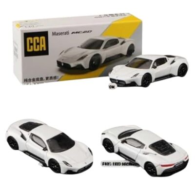CCA Maserati MC20 Diecast Car Model – Premium Metal Supercar Miniature (White) www.bellaqueen.in