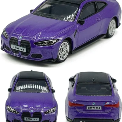 CCA BMW M4 Diecast Car Model – Premium Metal Sports Coupe Miniature (Purple) - www.bellaqueen.in