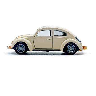 1967 Volkswagen Beetle Diecast Model Car – 1:36 Scale Classic Metal Body Vintage Car with Pull Back Action (Cream) www.bellaqueen.in
