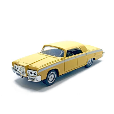 1965 Chrysler Imperial Crown Coupe Diecast Model Car – 1:32 Scale Classic Luxury Metal Body Vintage Car with Pull Back Action (Gold) www.bellaqueen.in