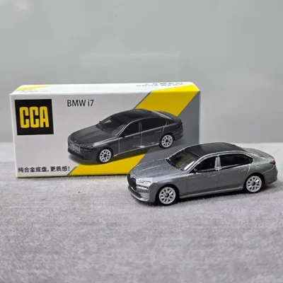 CCA BMW i7 Diecast Car Model – Premium Metal Body Luxury Sedan Miniature (Grey)-Bellaqueen.in