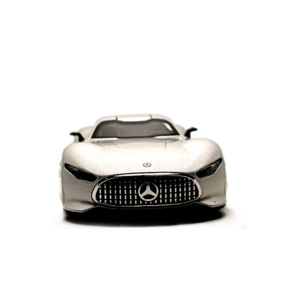 Mercedes-Benz AMG Vision Gran Turismo Diecast Car 1:32 Scale Model – Premium Metal Supercar Miniature (Silver) - www.bellaqueen.in