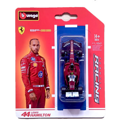 Bburago 1:64 Ferrari SF-25 – Lewis Hamilton #44 Die-Cast Formula 1 Car (Official Licensed F1 Model)-Bellaqueen.in