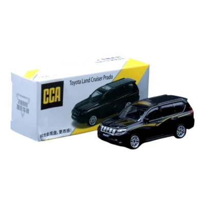 CCA Toyota Land Cruiser Prado Diecast Car Model – Premium Metal SUV Miniature (Black) www.bellaqueen.in
