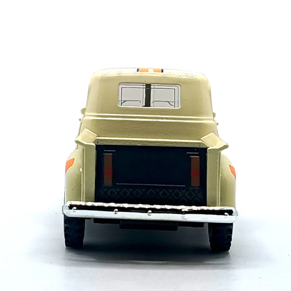 1950 Chevrolet 3100 Vintage Pickup Truck Diecast Model – Classic Retro Metal Body Miniature with Pull Back Action (Light Brown & Orange) Scale 1:36 www.bellaqueen.in