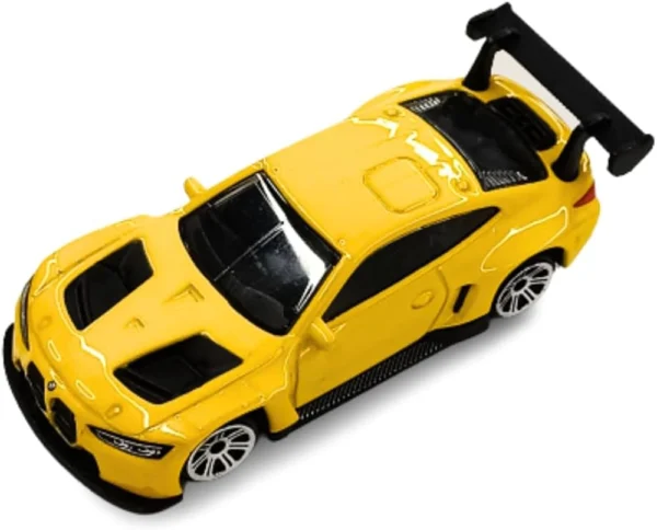 CCA BMW M4 GT3 Diecast Car Model – Premium Metal Racing Sports Car Miniature (Yellow)- www.bellaqueen.in