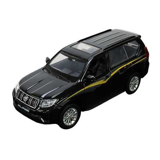 CCA Toyota Land Cruiser Prado Diecast Car Model – Premium Metal SUV Miniature (Black) www.bellaqueen.in