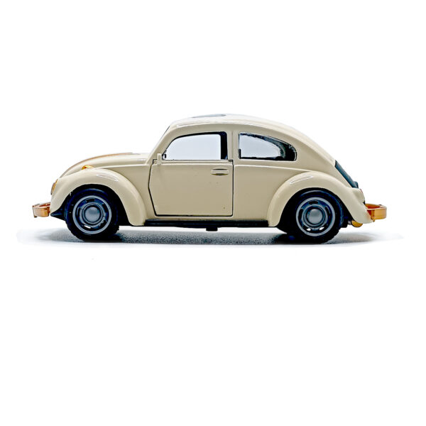 1967 Volkswagen Beetle Diecast Model Car – 1:36 Scale Classic Metal Body Vintage Car with Pull Back Action (Cream) www.bellaqueen.in