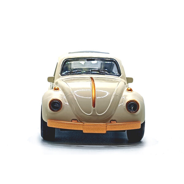 1967 Volkswagen Beetle Diecast Model Car – 1:36 Scale Classic Metal Body Vintage Car with Pull Back Action (Cream) www.bellaqueen.in