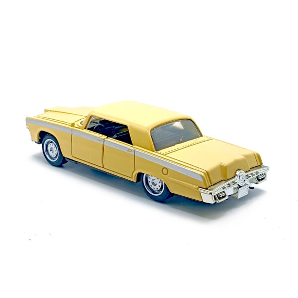 1965 Chrysler Imperial Crown Coupe Diecast Model Car – 1:32 Scale Classic Luxury Metal Body Vintage Car with Pull Back Action (Gold) www.bellaqueen.in