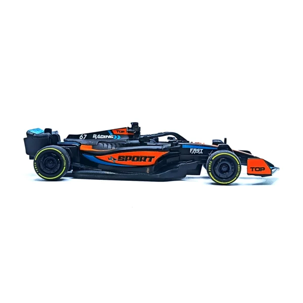 McLaren F1 Team MCL 38 Racing Car Metal Body Diecast Model Scale 1:36 – Pull Back Drive (Black Orange) www.bellaqueen.in