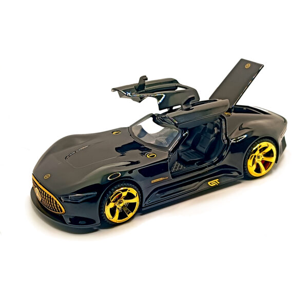 Mercedes-Benz AMG Vision Gran Turismo Diecast Car 1:32 Scale Model – Premium Metal Supercar Miniature (Black) - www.bellaqueen.in