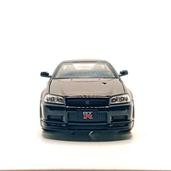 Nissan Skyline GT-R R34 Spoon Sports Edition Diecast Car 1:32 Scale Model – Premium Metal Racing Miniature (Red & Black) - www.bellaqueen.in