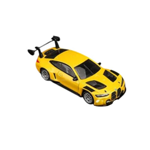 CCA BMW M4 GT3 Diecast Car Model – Premium Metal Racing Sports Car Miniature (Yellow) S04-01- www.bellaqueen.in