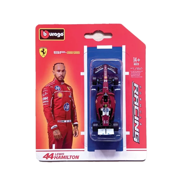 Bburago 1:64 Ferrari SF-25 – Lewis Hamilton #44 Die-Cast Formula 1 Car (Official Licensed F1 Model)-Bellaqueen.in
