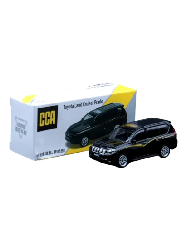 CCA Toyota Land Cruiser Prado Diecast Car Model – Premium Metal SUV Miniature (Black) www.bellaqueen.in